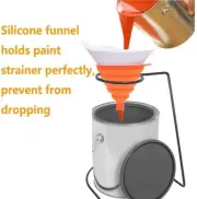 25-200x Micron Paper Cone Filter Strainer Fine Paint Fliter + 1x Funnel