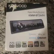 Kenwood KMM-BT260U Bluetooth Media Android iPhone Alexa Pandora USB Aux AM FM