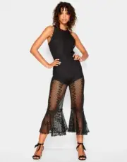 alice McCALL Boogie Night Jumpsuit in Black |Size 12| RRP $450 Brand New/Unworn