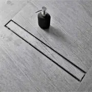 48-Inch Linear Shower Drain with Tile Insert, 304 Brushed Stainless Steel‍
