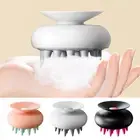 Gentle Hair Brush Wet Dry Shampoo Silicone Scalp Massager for Growth Dandruff