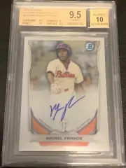 2014 Bowman Chrome Maikel Franco Rookie RC BGS 9.5 Gem Mint 10 Subgrade!