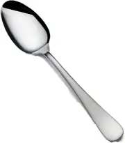 Satin Symmetry Stainless Steel Teaspoon, Set of 10,Silver