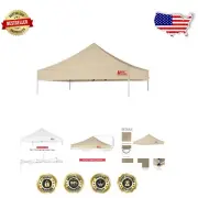 Commercial Grade 10x10ft Canopy Replacement Top - Water-Resistant Beige