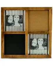 Bey-Berk Frame Chalkboard & Cork Board