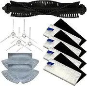 Main Brush Roll Brush Side Brush Mop Cloth HEPA Filter Compatible with 360 S6 Robotic Vacuum Cleaner Spare Parts Accessories (Color : Set 9)