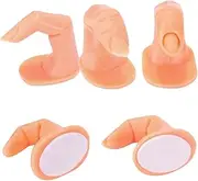 Baluue Nail Art Practice Fingers Set Pcs Mannequin Fingers for Acrylic Nail Training