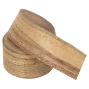 Black Limba Edge Banding, 2 in x 25 ft Wood Veneer Tape, Pre-glued Flexible