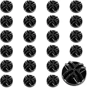 Binxus 24Pcs Wire Cube Connectors,Black Plastic Connector,Wire Cube Connectors for Modular Closet Storage Organizer for Modular Closet Storage Organizer and Wire Shelf (black)