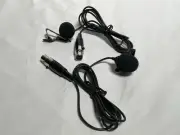 Black Lavalier Lapel Black Condenser Mic Microphone for Audio Technica PAIR