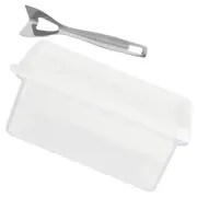 Pan Lid Butter Box Dish and Slicer Cheese Serving Container