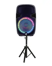 Naxa Portable 15-in-1 Bluetooth Party Speaker With Disco Light