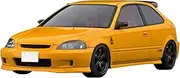 Ignition Model 1/18 Initial D Honda Civic (EK9) Type R Yellow Finished Product