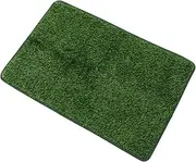 Abaodam Wear Resistant Replaceable Fake Grass Pad for Dogs and Cats Portable Pet Pee Mat for Use Pet Accessory for Training and Travel