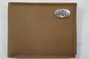 ZEP PRO Ohio State Buckeyes Crazy Horse Leather bifold Wallet Tin Gift Box