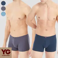 在飛比找蝦皮商城優惠-【YG】親膚透氣天然彈性棉三片式平口褲-SYE325
