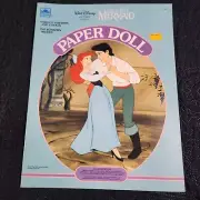 Vintage Golden 1991 Disney Little Mermaid Paper Dolls Book Disney