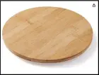 10 Inch Bamboo Lazy Susan Organizer Turntable For Kitchen Cabinet Table Refriger
