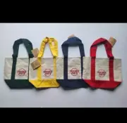 Trader Joe’s mini canvas tote bags set of All 4 Colors + Teal Mini Cooler Reuse