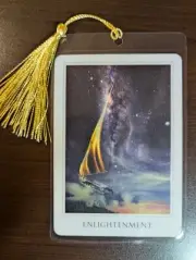 "ENLIGHTENMENT" Bookmark Oracle Sacred Deck Card NEW Destiny Gift Tarot Art SAIL