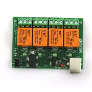 Smart Home 5V USB Relay 4 Channel Programmable Computer Control Board - v2
