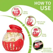 Microwave Glass Popcorn Popper