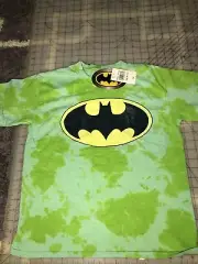 youth medium tye dye batman shirt new with tags