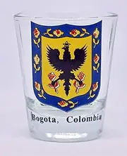 Bogota Colombia Coat Of Arms Shot Glass