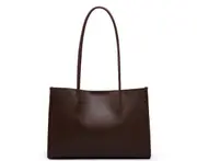 087 Soft Leather Tote Bag Versatile Large Capacity Shoulder Bag Large Bag