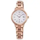 ORIENT iO Natural & Plain RN-WG0419S Solar Watch Pink Gold Stainless Steel NEW