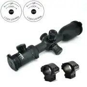 Visionking 2-16x50 Tactical Rifle Scope Sight Mount Rings 30mm Tube