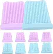 Generic 10pcs Wave Shovel Leather Silicone Cover Skin Care Tools Skin Care Routine Scraper Spatula Blackhead Extractor Sleeve Blackhead Removal Tool Face Scrubber Cover for Women