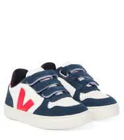 [Veja Kids] Veja Kids V-10 leather sneakers UK 12 blue