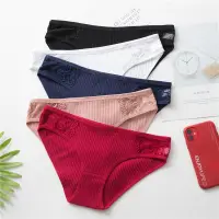 在飛比找蝦皮商城精選優惠-3Pcs/lot Solid Women's Cotton 