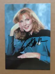 Star Trek Next Generation TNG Gates McFadden Dr. Crusher signed postcard!
