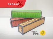 Shipping containers 40ft. Scale 1:43. BAZAAR. Diorama transport container.