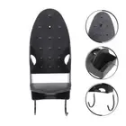 Wall Mount Iron Holder Black White Storage Rack Ironing Board Hanger Household