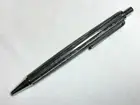 Single tube click pen, gray colorwood, chrome hardware, Parker refill