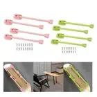 4Pcs Table Legs Stable Heavy Duty Multipurpose Sturdy Foldable Table Leg for