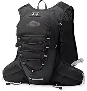 JSEIAJB 12L Light Bike Backpack Waterproof Hiking Cycling Bag Multi Pocket Fashion Outdoor Bag Breathable Bike Rucksack(White-Dinosaur Doodle4)