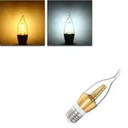 E27 E14 E12 B22 B15 4W 25 SMD 2835 LED Warm White White Candle Light Bulb AC 85-265V E12 WARM WHITE
