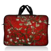 14.1" 14" Laptop Sleeve Bag Case with Handle Asus Dell Apple Acer HP Tree Red