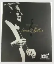 Montblanc Meisterstuck LEONARD BERNSTEIN Brochure Musical Series 100% Authentic