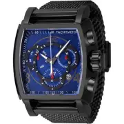 Invicta Men's Watch S1 Rally Chrono Blue and Black Dial Steel Bracelet 46011
