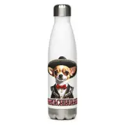 "Mariachihuahua" Stainless steel water bottle Funny Chihuahua Mariachi Mexican
