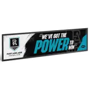Port Adelaide Power AFL Team Song Bar Mat Runner