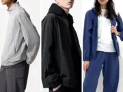 UNIQLO Ultra Stretch Active Track Jacket Unisex 3 Colors Gray/Black/Blue XS-4XL