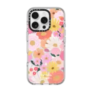 iPhone 16 Pro Clear Case MagSafe Compatible Floral Joy by Macarena Chomik