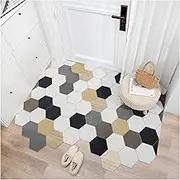 Non Slip Bath Mat Customize DIY Rug PVC Silk Loop Anti-Slip Indoor Outside Non-Slip Indoor Carpet Home Decoration Accessories Entrance Mat Welcome Non Slip Mat (Color : B, Size : 60x180cm)