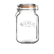 Kilner Clip Top Square Jar 1.5L